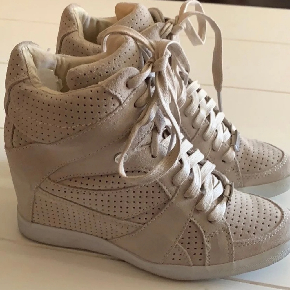 Women's Coach Wedge Sneakers Size 6
